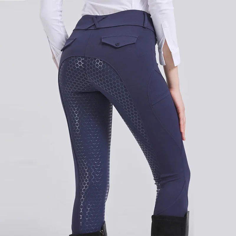 Women's Horse Riding Pants Full-Seat Breeches Equestrian Schooling Tights Outdoor Sportswear Knight Equipment Clothes 2