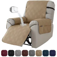 1seater Waterproof Recliner Cover Anti-Slip Pets Kids Armchair Slipcover Sofa Couch Furniture Protector for Living Room 1