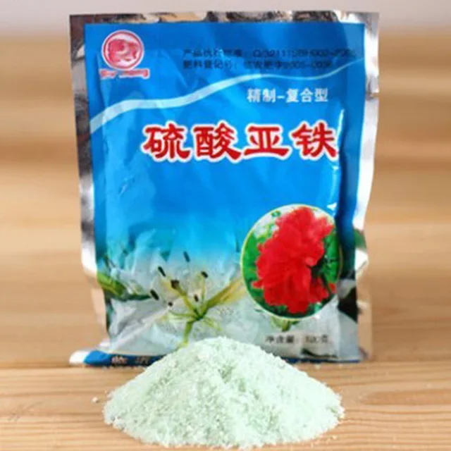 10Db Vas Szulfát Műtrágya Virág Lombműt Oldható Típusú Virágbetegség Öntözés Edény Talaj Beállítása Ph - Image 2