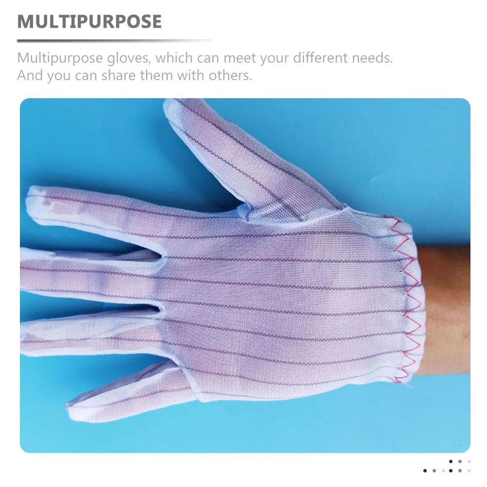 10 Pairs Working Gloves Anti-static Electronics Installation Protection Fiber Repair Installation