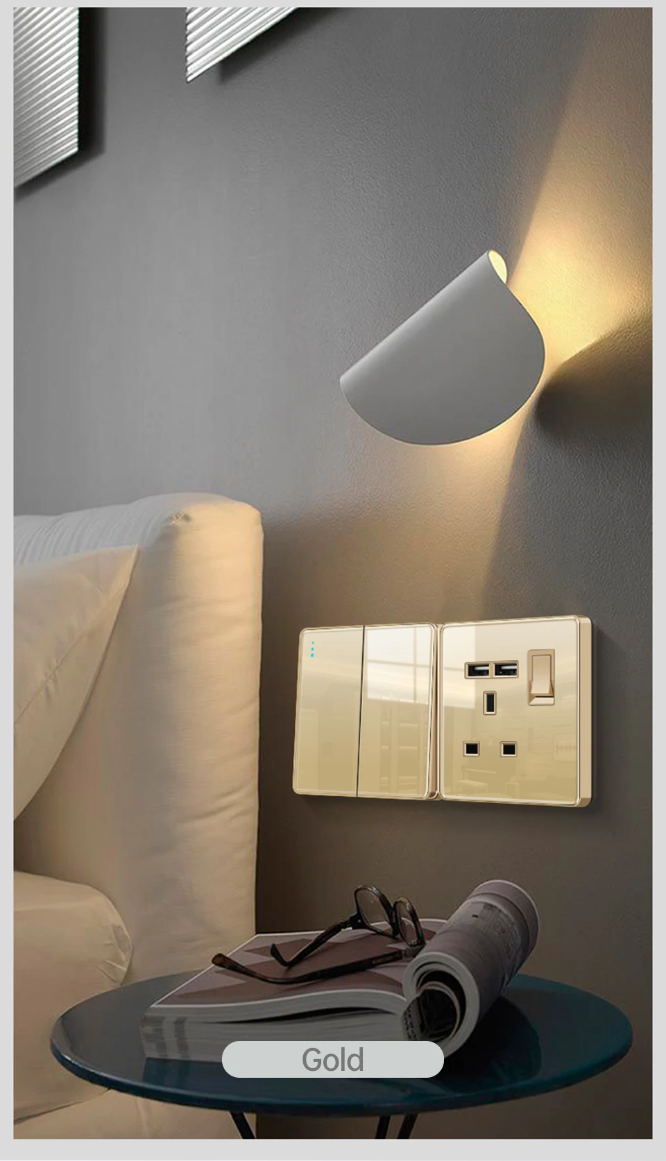 3.1A USB Tipo-C Carregador Rápido, Painel de