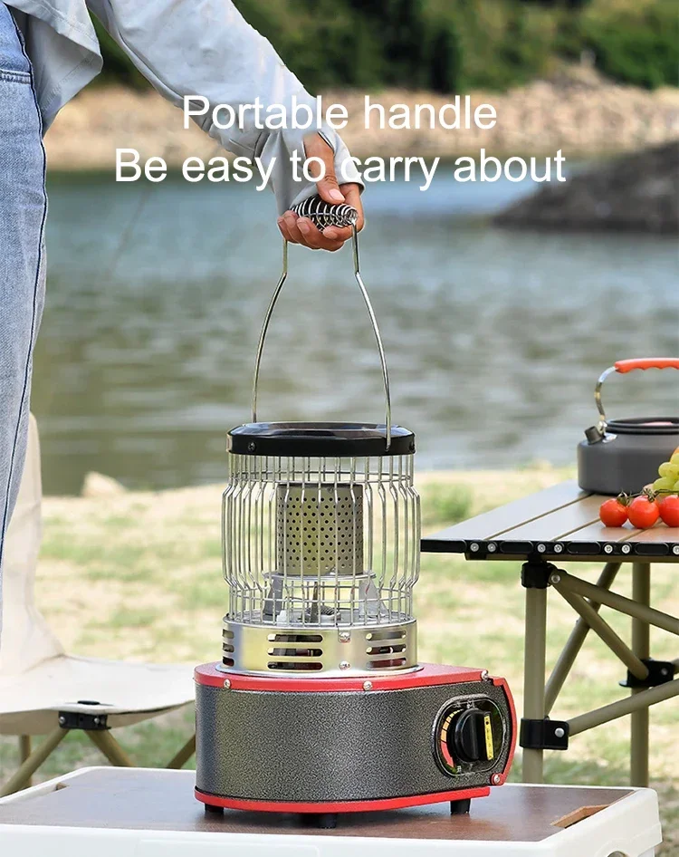 Description Picture 4 of itemPortable Gas Heater for Outdoor Camping Gas Stove Windproof Tourist Gas Burner Tent Stoves Heater Picnic BBQ Cooking Gas Stove