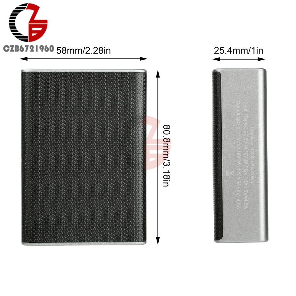 Modulo di ricarica rapida da 22,5 W Custodia per batteria 21700 Kit Power Bank fai-da-te Tipo-C + Interfaccia USB Scheda di protezione carica di alimentazione portatile - immagine 6