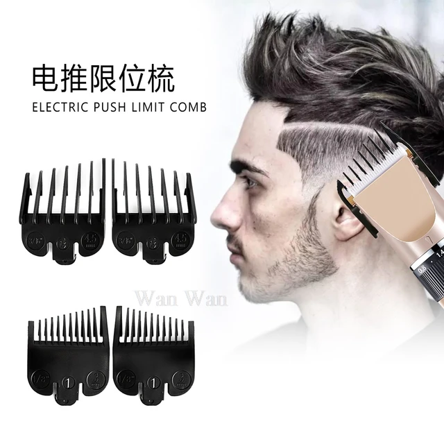 Hair Clipper Guards For Wahl Electric Clipper Limit Comb Barber Shop Professional Trim Sideburns Guide Combs Hairdressing Tools 1