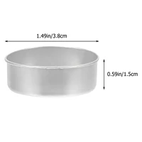 100 Sets Aluminum Tea Light Tins Tea Light Holders Empty Tealight Wax Containers Cup DIY Making Molds Tea Light Empty 3