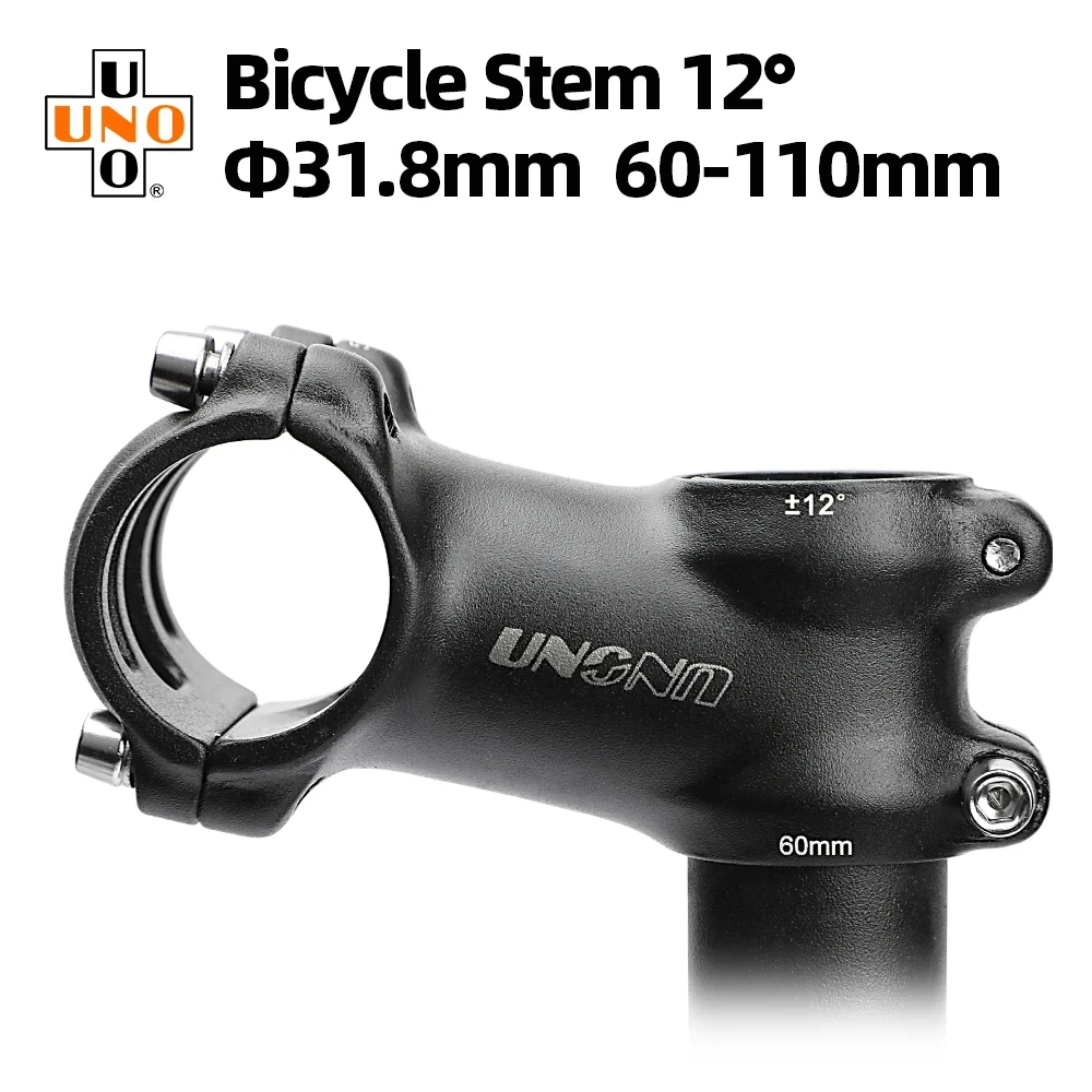 UNO MTB Stem 12 Degree 60/70/80/90/100/110MM Bicycle