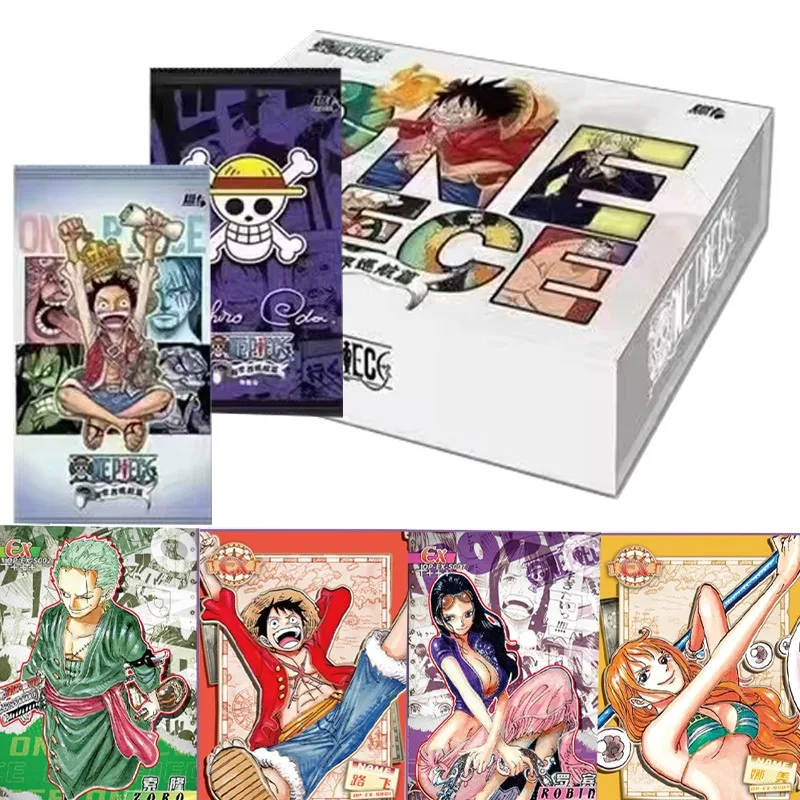 Anime One Piece Cards New World Cruise Rufy Nami Rare Trading Collection Cards Anime Character Carte For Children Gifts Toys