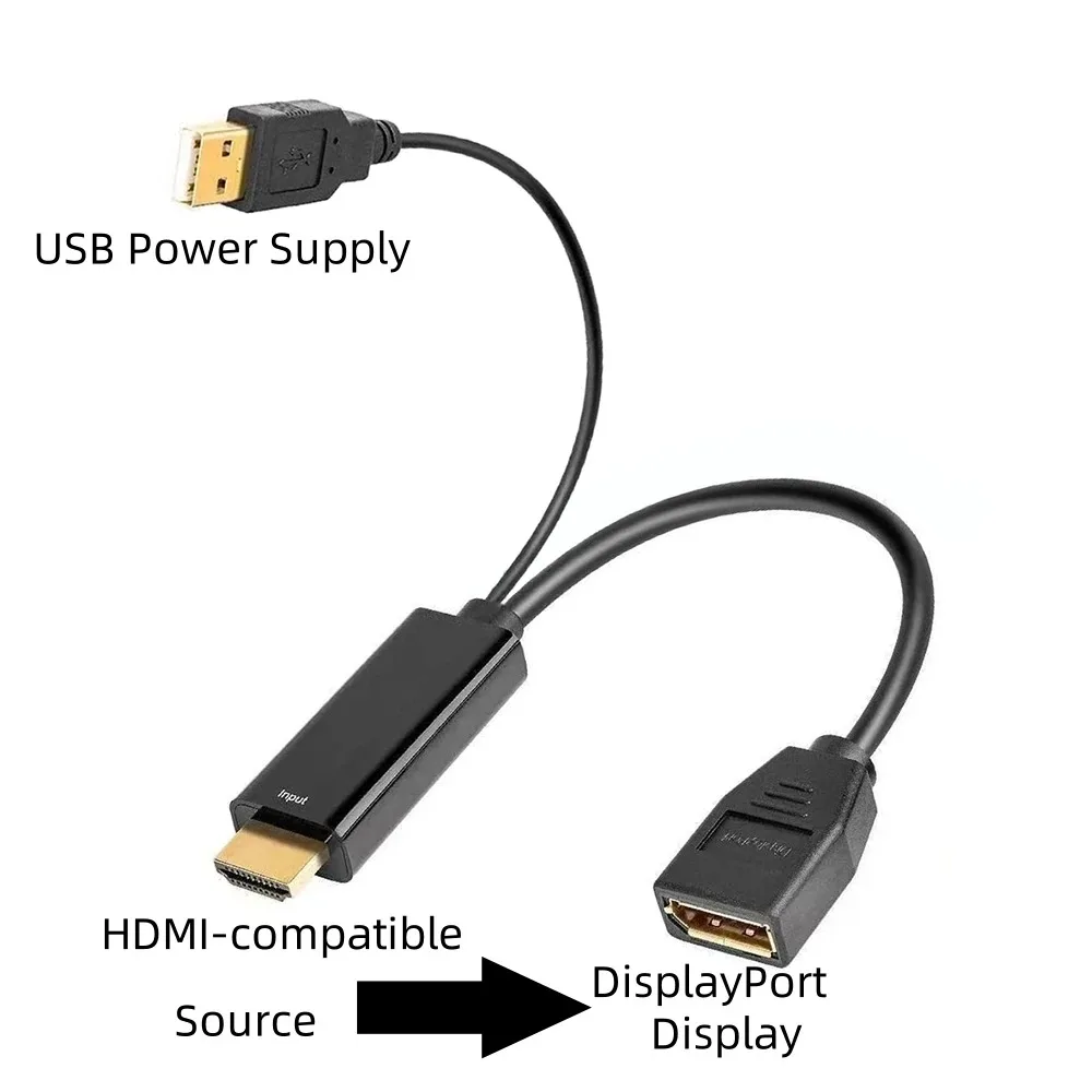Premium 4K High-Speed HDMI to DisplayPort Converter Cable