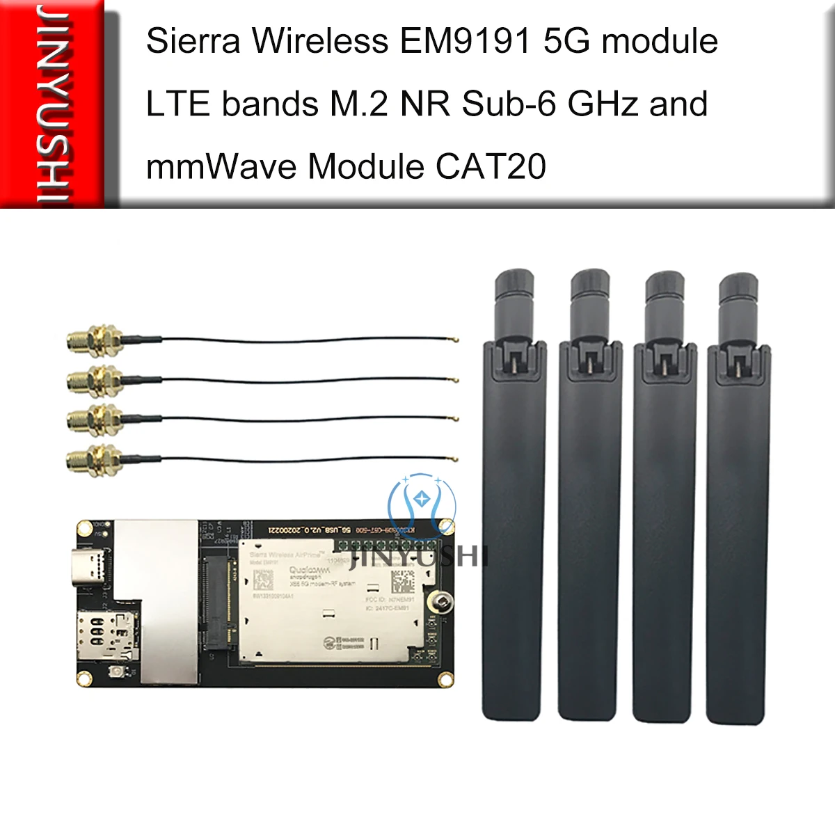AirPrime Sierra Wireless EM9191 5G module and LTE bands M.2 NR Sub