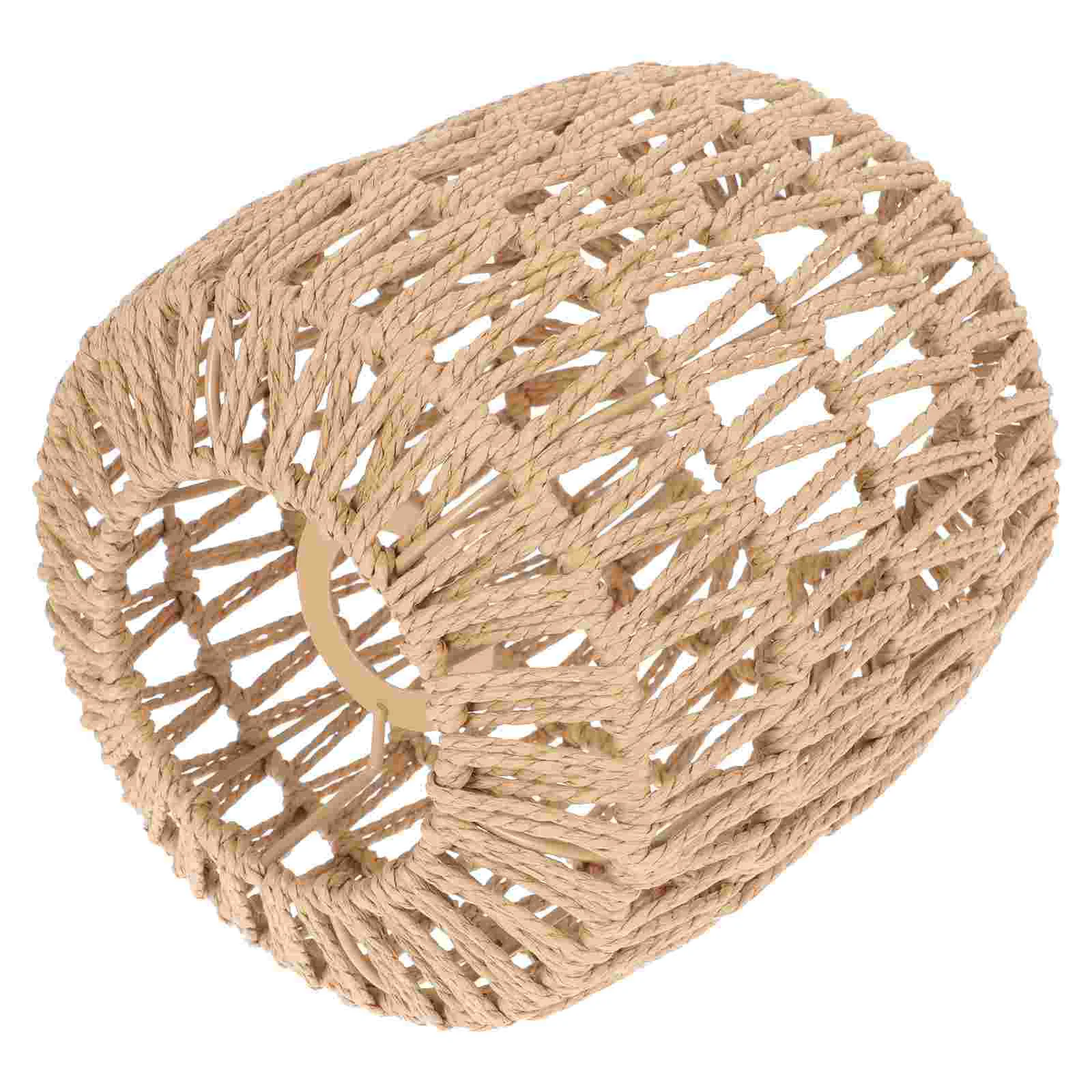 

Simulated Rattan Lamp Handmade Woven Chandelier Vintage Ceiling Lamp Screen Home Decor Hanging Pendant Bedroom Livingroom