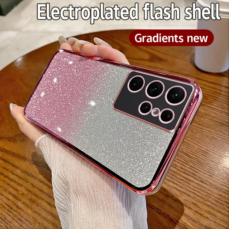 Glitter Clear Soft Phone Case Cover