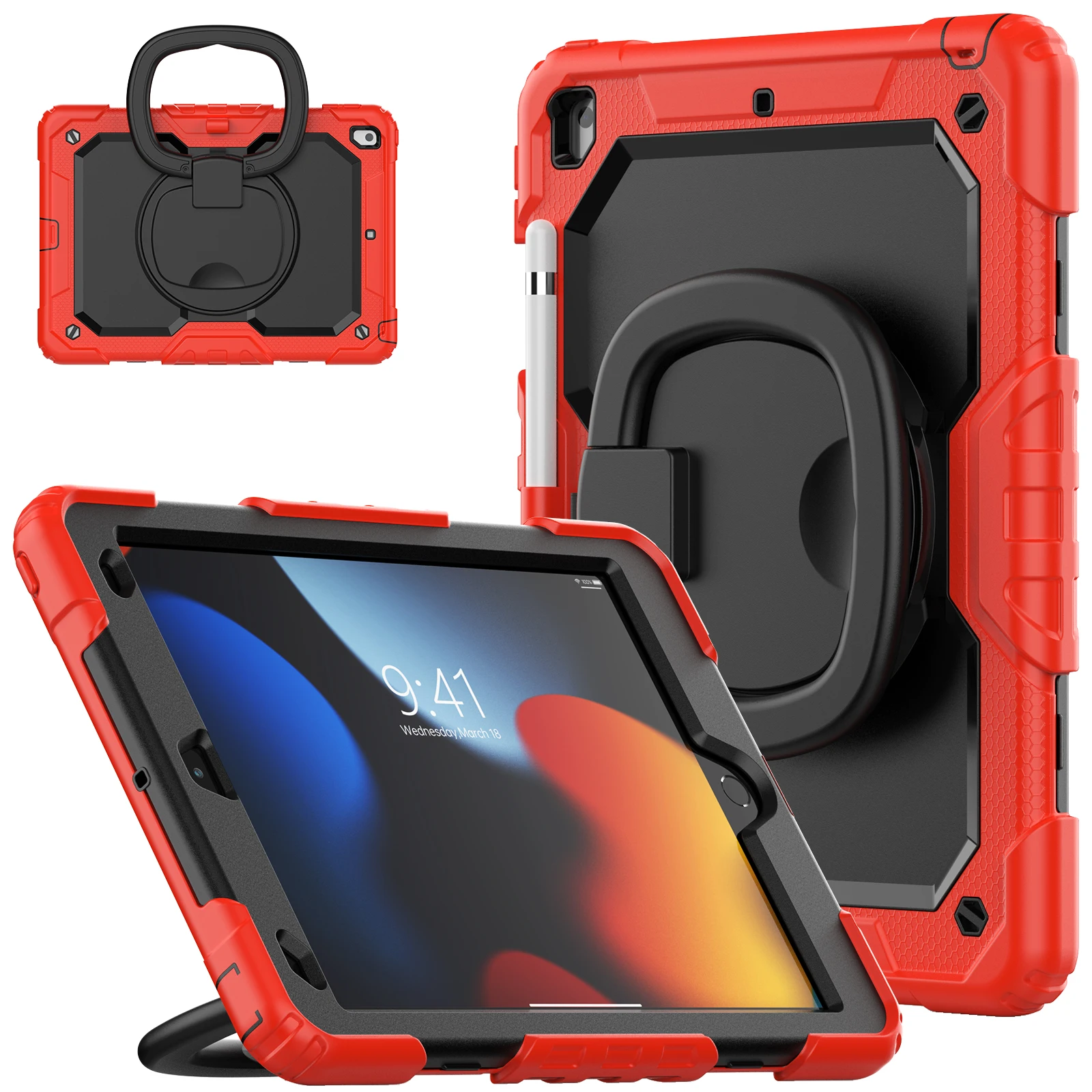 Heavy Duty Rugged Tablet Case with Kids Cover Protection