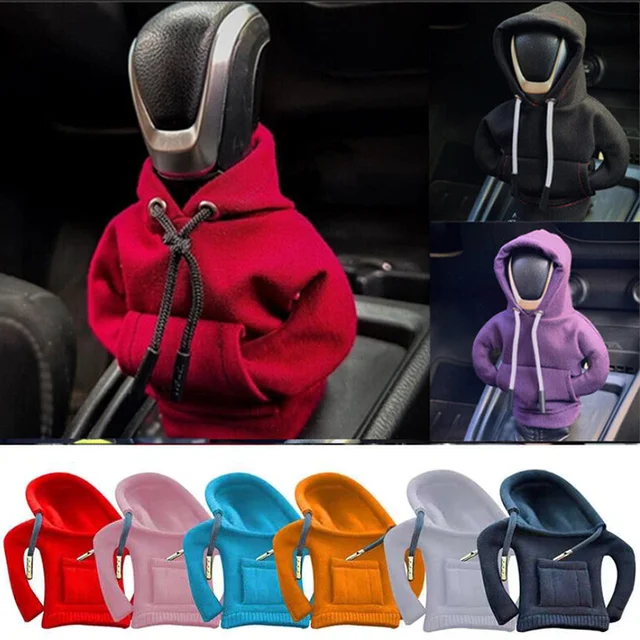 Sudadera con capucha para palanca de cambio de marchas de coche, cubierta  de perilla de cambio de marchas, mango Manual, cubierta de palanca de cambio  de marchas, sudadera de moda - AliExpress