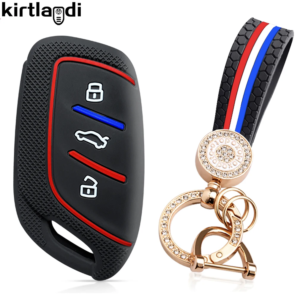 Premium Silicone Car Key Protective Cover - Sleek and Durable Design