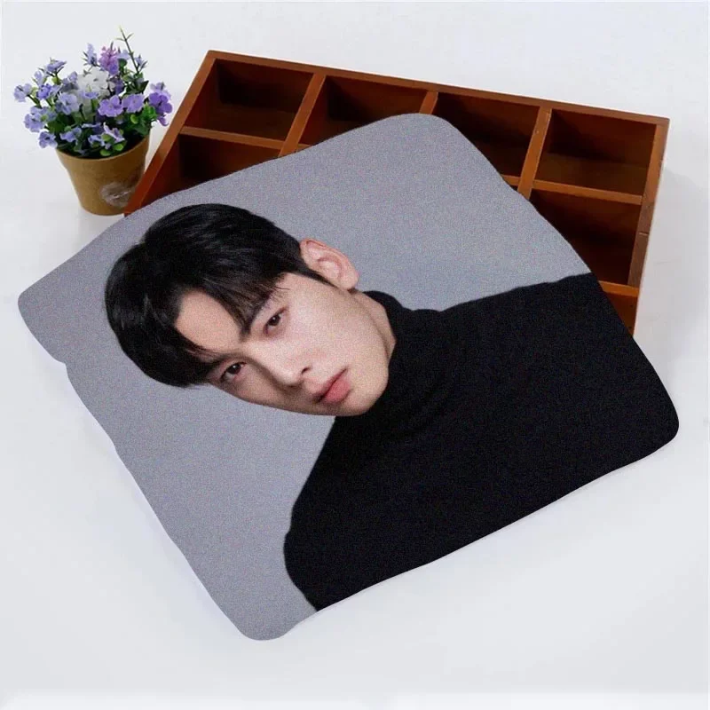 Nice Cha Eun Woo KPOP Soft Microfiber Fabric Face Towel Wash Cloths Hand Towel Portable Multifunctional Cleaning Absorbent Towel 4