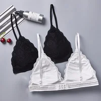 Soutien-gorge en dentelle, Sexy, décolleté en V profond, coupe Triangle, sans couture, Fitness, Yoga, sport, Lingerie, sous-vêtements, respirant, Push Up 2