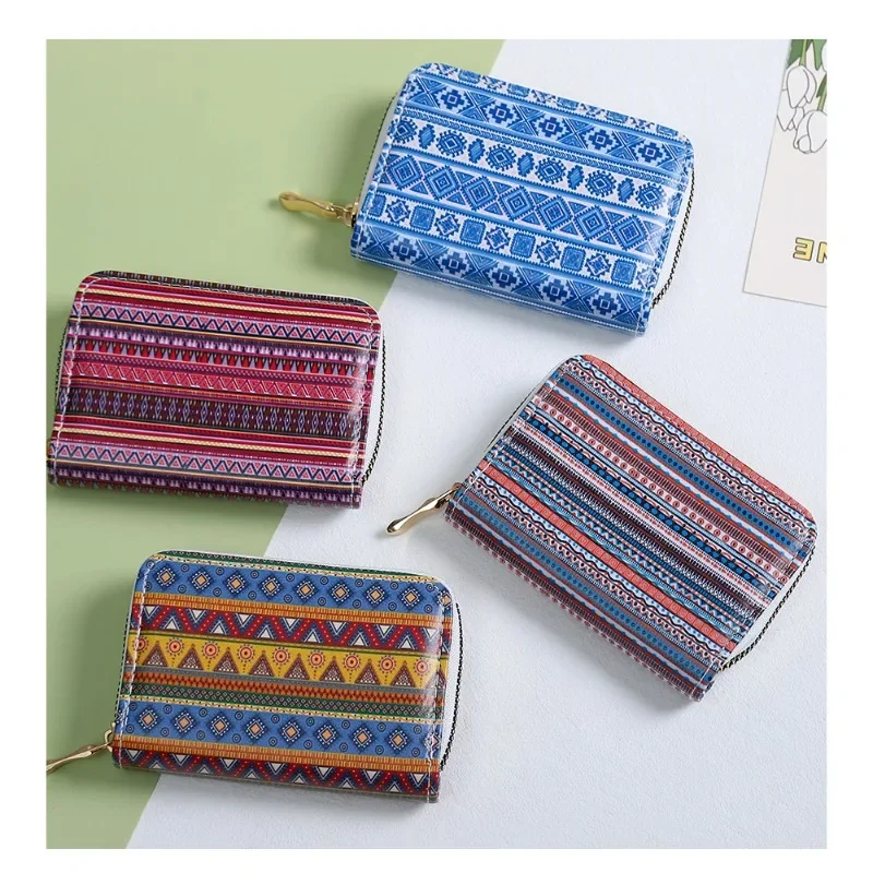 

Органная сумка для банковских карт, многофункциональная Сумочка для документов в этническом стиле ретро