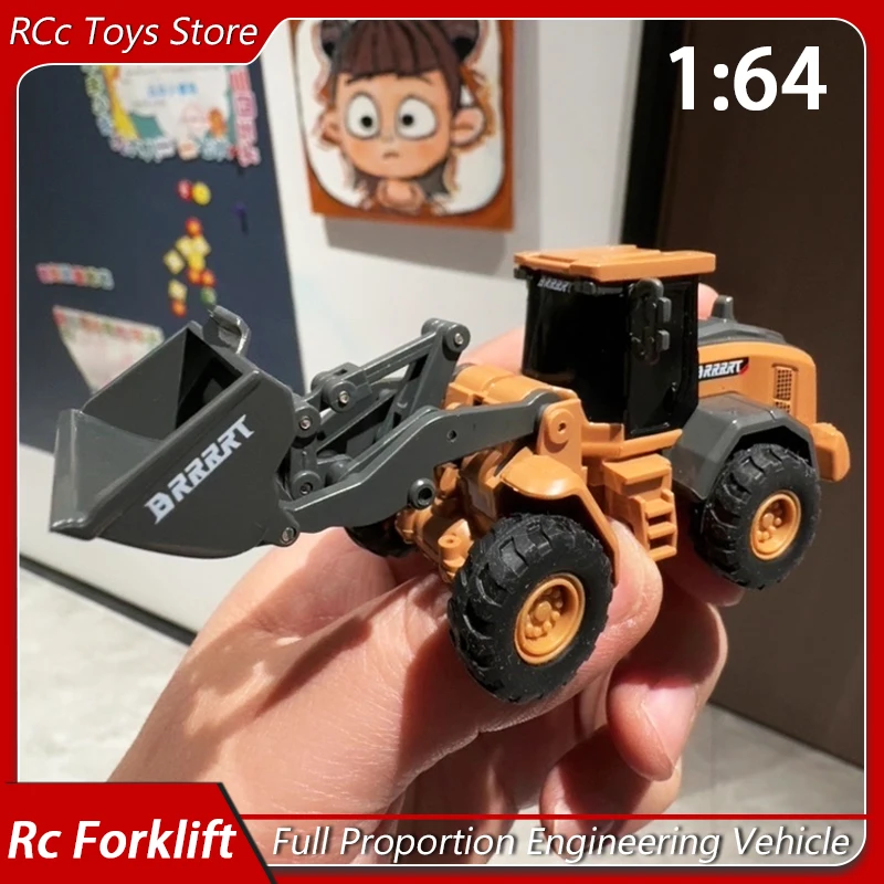 Lot de 4 Véhicules RC : Excavatrice, Chariot, Tramway, Camion