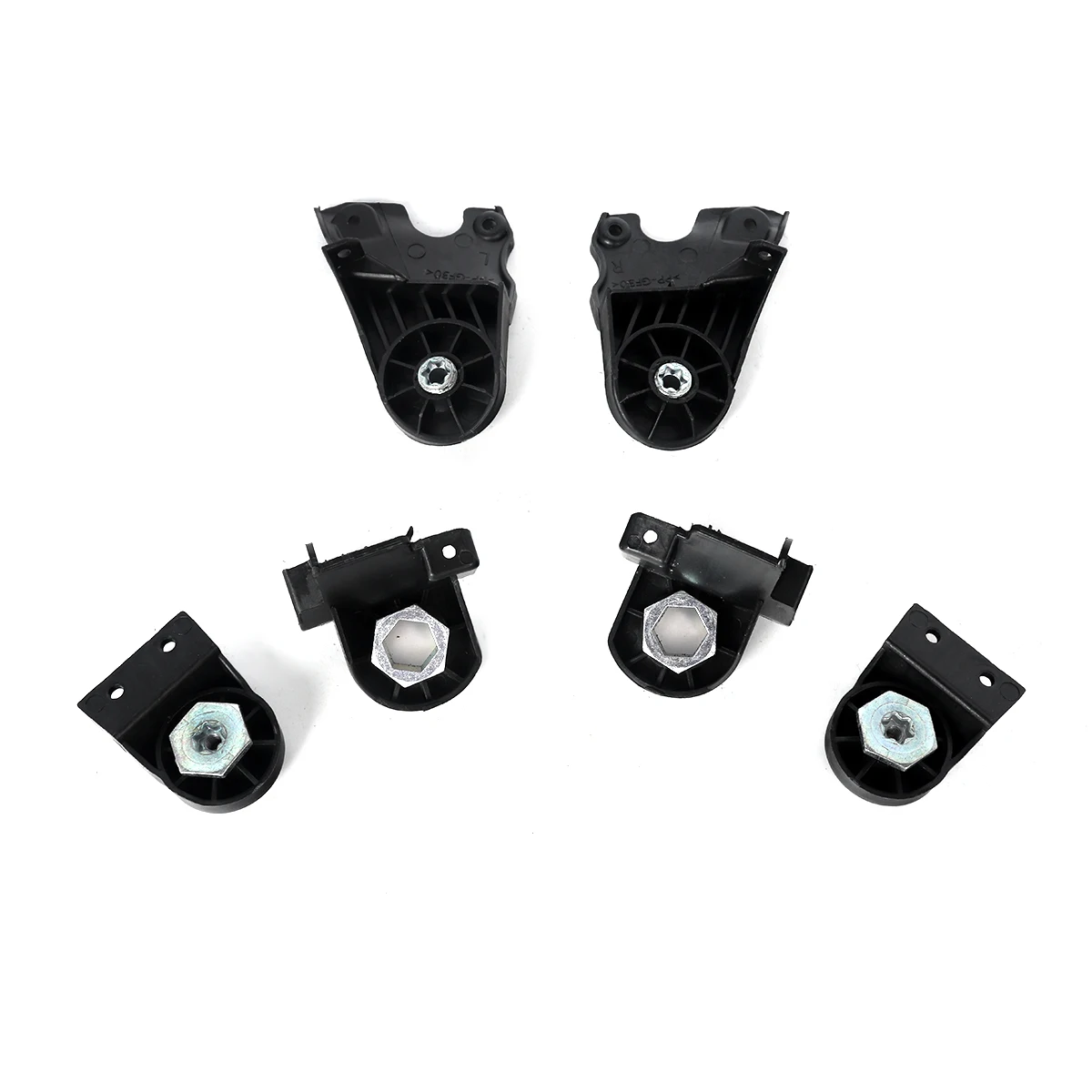6pcs Set Front Headlight Headlamp Bracket Tab Repair Kit For Mercedes C Class W205 2014-2021 C43 C63 C180 C200 C250 C300 C350