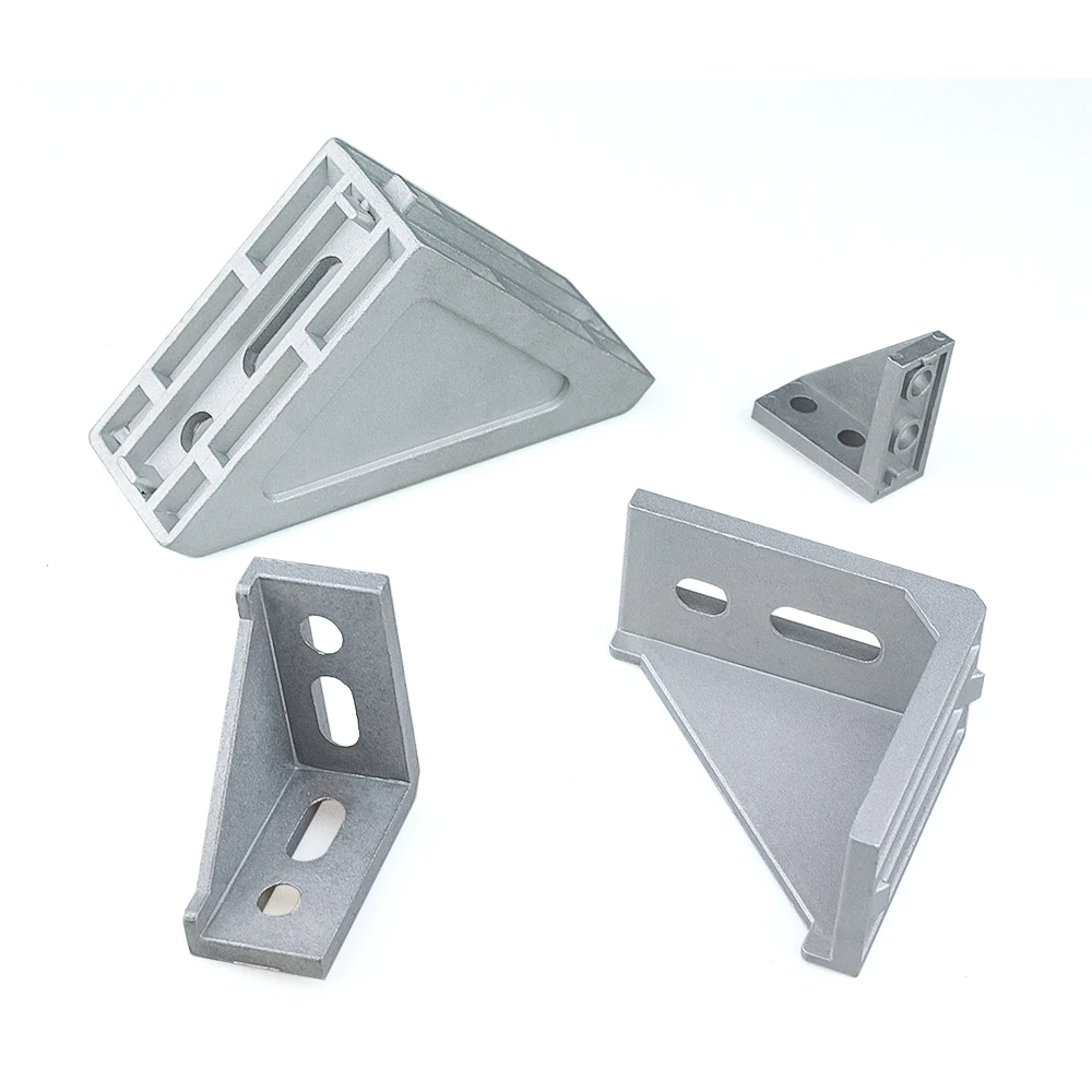 Aluminum Connector 10/20Pcs Corner Bracket Fitting Angle For 2040 3060 4080 4590 Aluminum Profile