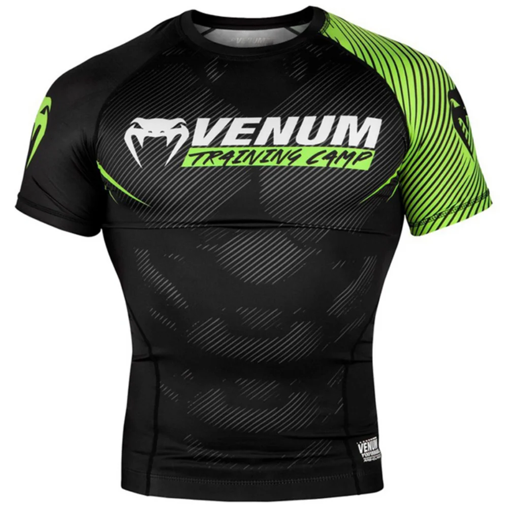 

Men's T-shirt Fitness Boxing Shirt, Summer Breathable Loose Fit Quick Drying Printed Top, Men's Casual Large T-shirt