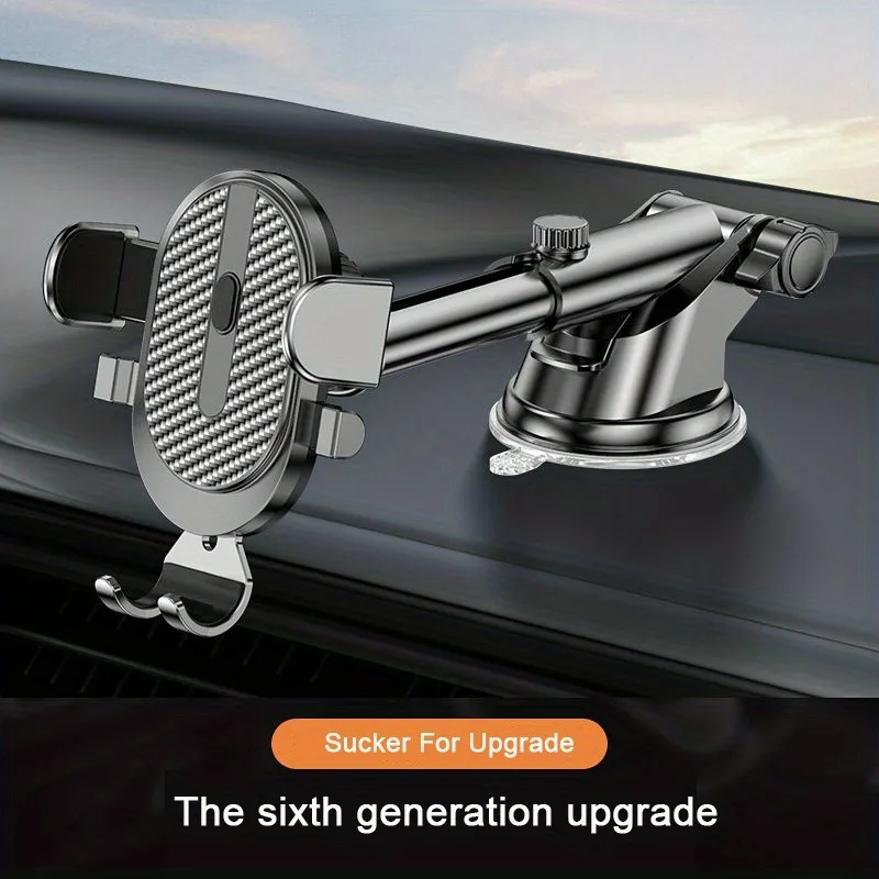 Car Phone Mount Universal Dashboard Car Phone Holder Multi-Functional 360 Rotating GPS Navigation Air Vent Mount Sucker Bracket