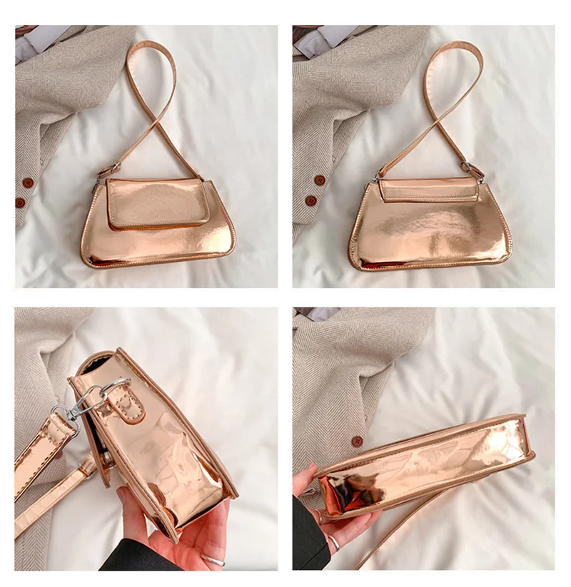 Bags for Women Bright Shiny Dinner Party Shoulder Bag сумка женская Bags for Ladies Fashion Small Square Bag Shoulder Bags