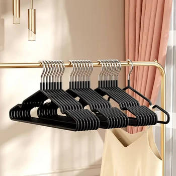 10-Pack Metal Traceless Non-Slip Clothes Hangers 1