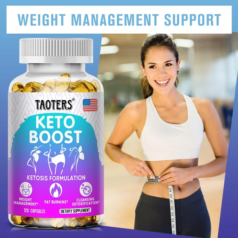 Malic Acid Green Tea Burns Abdominal Fat Muscle Growth Nutrition Accelerates Metabolism-BHB Ketogenic Fat Burning Capsules