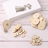 10 Sets Wood Joints Connectors For Handmade Teddy Bear Craft Children Kids Toy DIY Scrapbooking Manual Handicraft Accessory 2