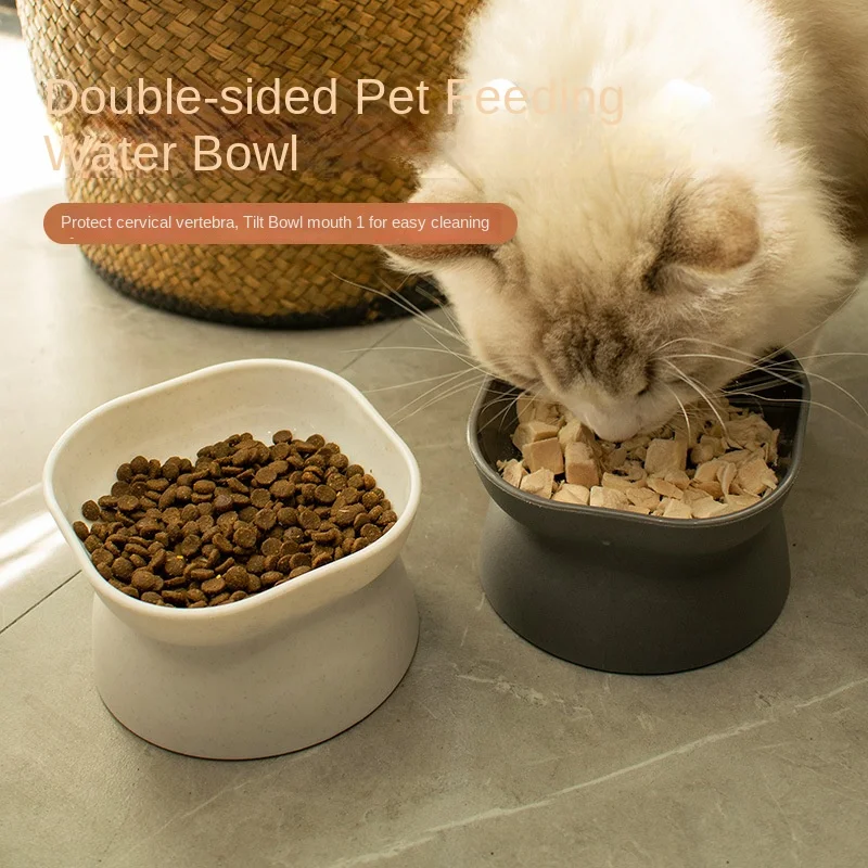 Cats Puppy Elevated Feeding Bowl Cat High Foot Ceramics Bowls Small Medium Dog Food Water Feeder Pet Drinking Eating Dishes 2