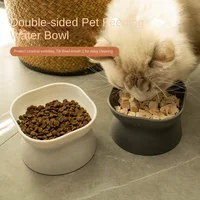 Cats Puppy Elevated Feeding Bowl Cat High Foot Ceramics Bowls Small Medium Dog Food Water Feeder Pet Drinking Eating Dishes 2