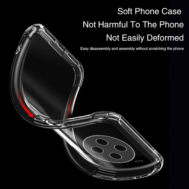 Soft Silicone Transparent Airbag Phone Case - Original Back Cover