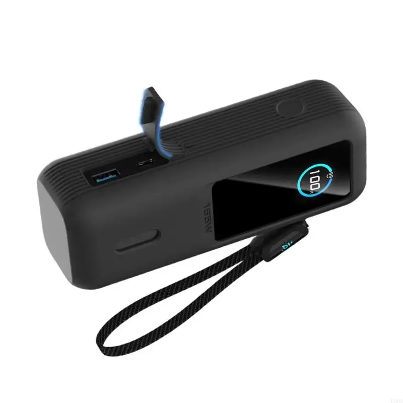 E06D Portable Silicone Carrying Storage Box Shockproof and Pouches Case for 165W Power Banks