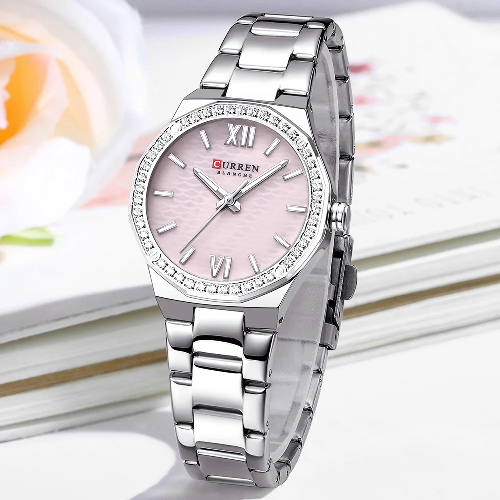 CURREN 2025 Casual Ladies Quartz Wrist Watch Luminous Bracelet Women Watch Clock Luxury Brand Design Women Montre Femme Reloj 3