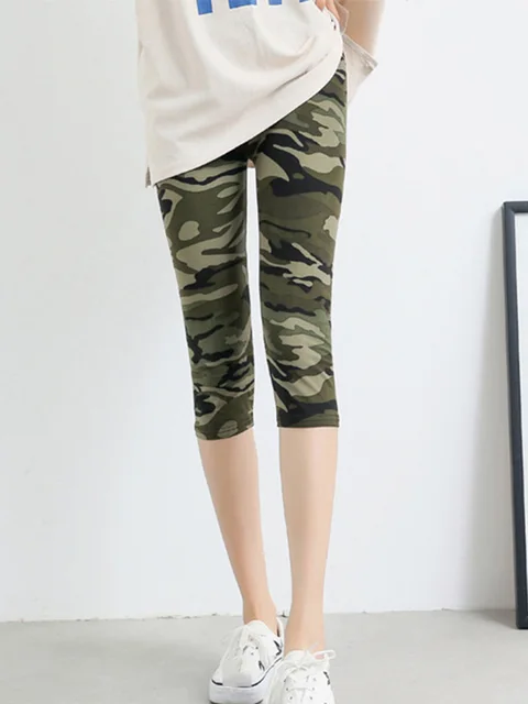 Cuhakci Summer Printing Women Leggings Cropped Pants Casual Stretched Graffiti Tie Dyed Elastic Capris.jpg