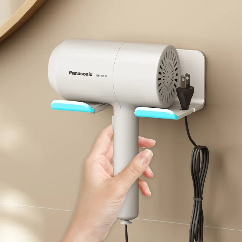 1PCS Aluminium Hair Dryer Rack Wall Mounted Bathroom Storage Organizer for Dyson Hairdryer Stand Support Cradle Holder Shelves storage rack,hair dryer holder,bathroom storage shelf,storage shelf,bathroom shelf,bathroom accessories,bathroom corner shelf,hair tool holder