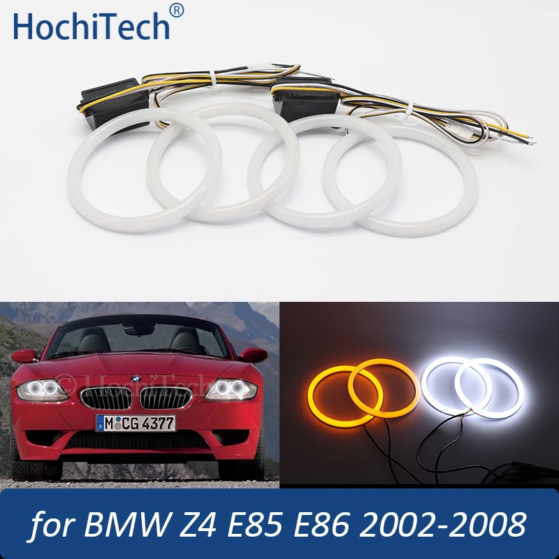

High Quality LED Angel Eyes Kit Cotton White Halo Ring E85 E86 02-08 2.0i 2.2i 2.5i 2.5si 3.0i 3.0si M Roadster coupe