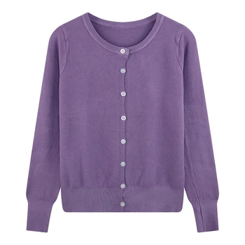 AOSSVIAO 2025 المرأة طويلة الأكمام سترة مشغولة من الصوف الخريف الشتاء فضفاضة مريحة معطف شتاء موضة س الرقبة بلون القمم 4