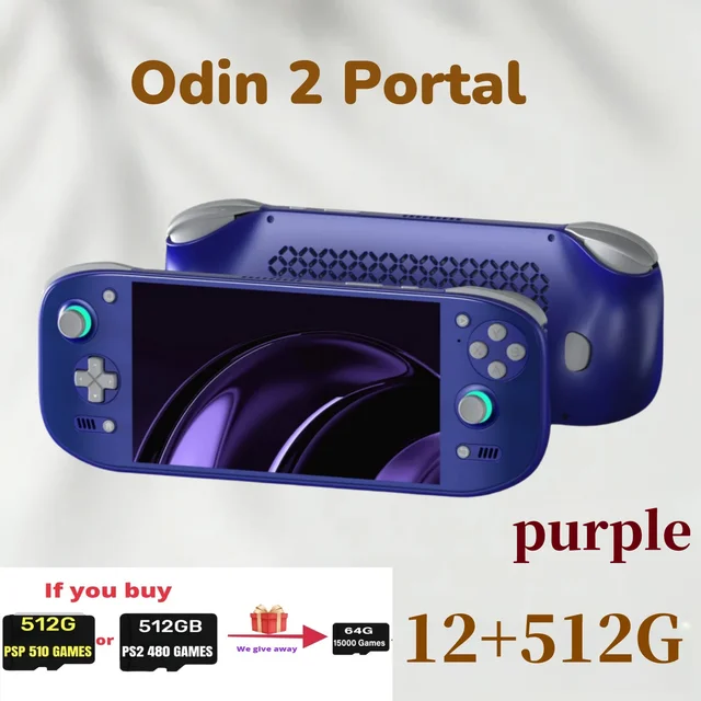 AYN Odin 2 Portal Handheld Game Console 7 Inch 120HZ Screen
