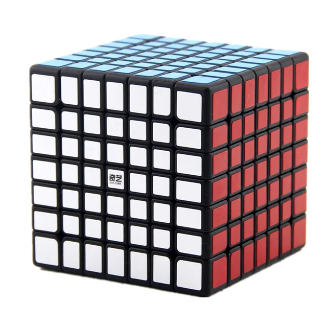 QIYI Speed Magic Cube 3x3x3 4x4x4 5x5x5 Puzzle Black Stickers Magic Cube Education Learnning Cubo Magico Toys For Children Kids 6