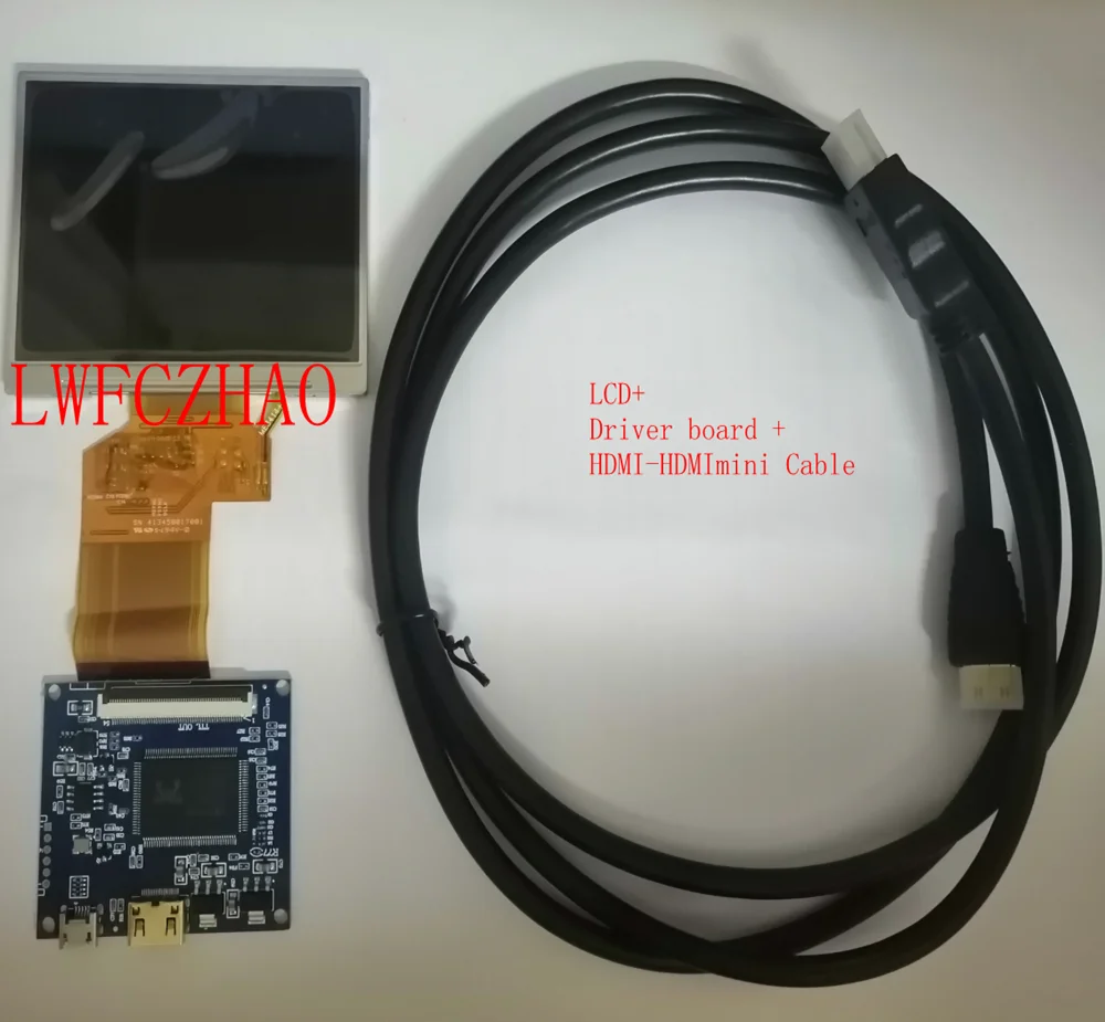 Painel de Monitor para Satlink Ws6902 6905 6906 6908 Lq035nc111 A-si Tft-lcd Tela de Exibição Controle Hdmi Driver Board 54 Pinos 35 - Imagem 6
