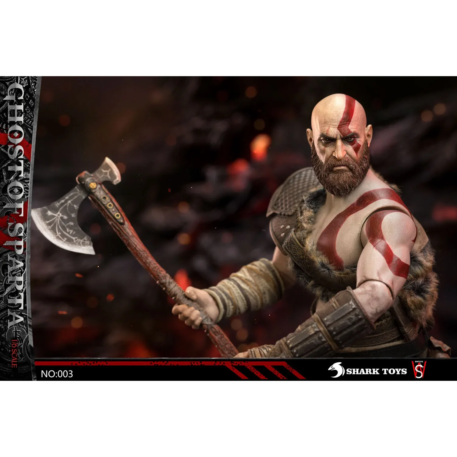 SHARKTOYS x SWTOYS 1/6 ゴースト オヴスパルタン 003 SHARKTOYS x SWTOYS 1/6 Ghost of Spartan 003 Figure | eBay