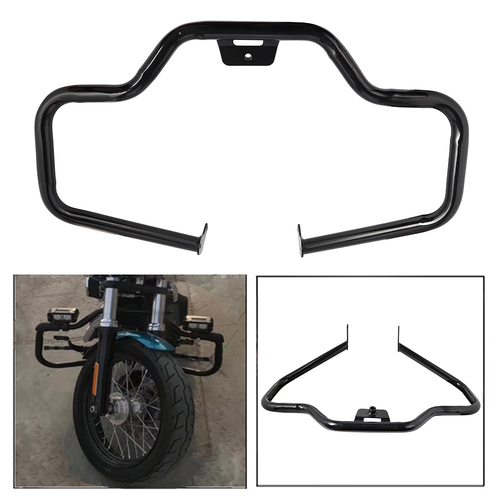 Mustache Engine Guard Highway Crash Bar For Harley Softail Fat Bob Boy