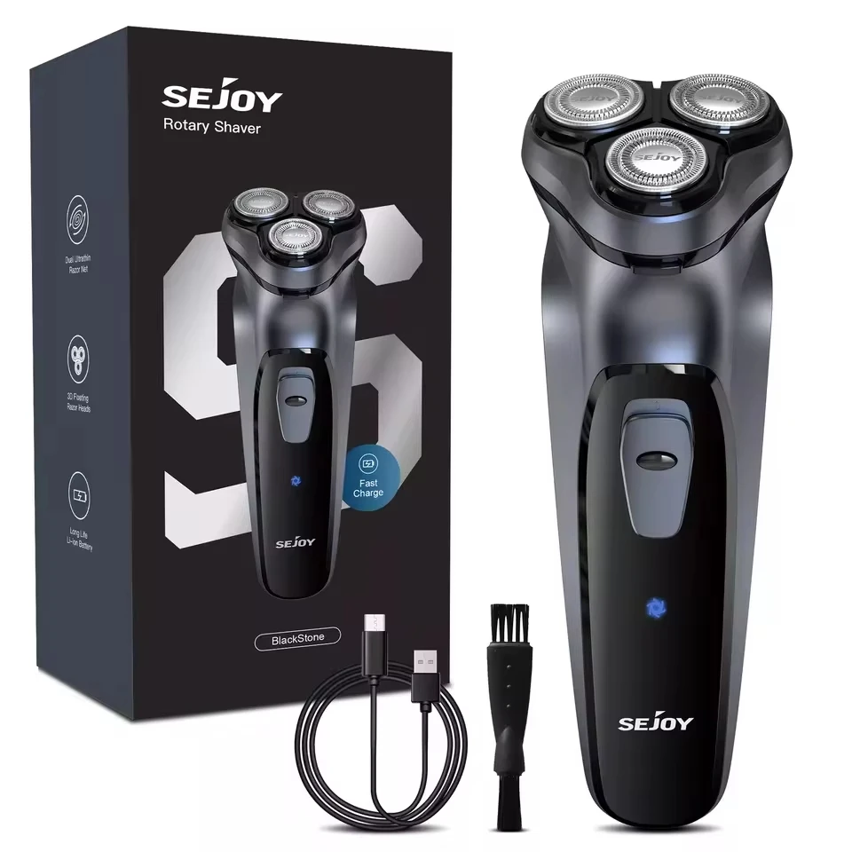Sejoy Rechargeable Electric Shaver with Trimmer