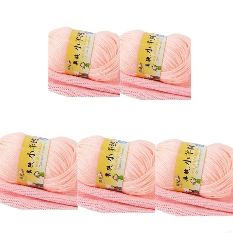 50g x 5 /Set Babygarn für Strickjacke, geeignet für Babyfarbgarn Y08E – Detail 10
