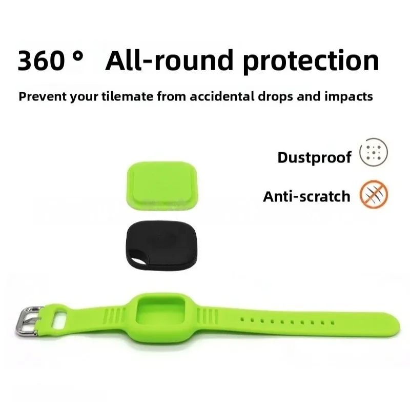 All-in-One Silicone Watchband with Concealed GPS Tracker Holder