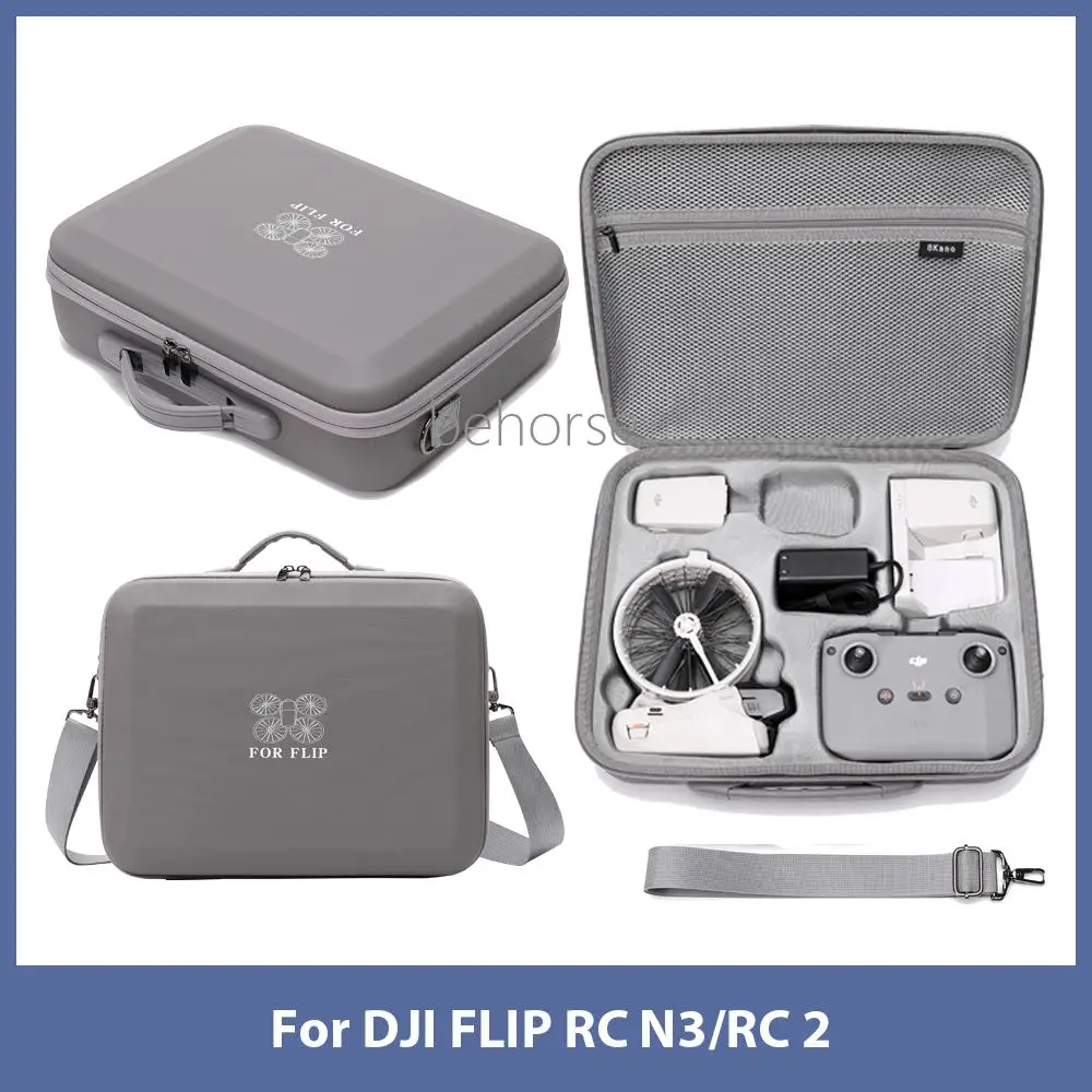 FLIP Backpack Hard shell Storage Bag RC N3/RC 2 Shock Absorbing Storage Case Shoulder Bag For DJI FLIP Case Drone Accessories