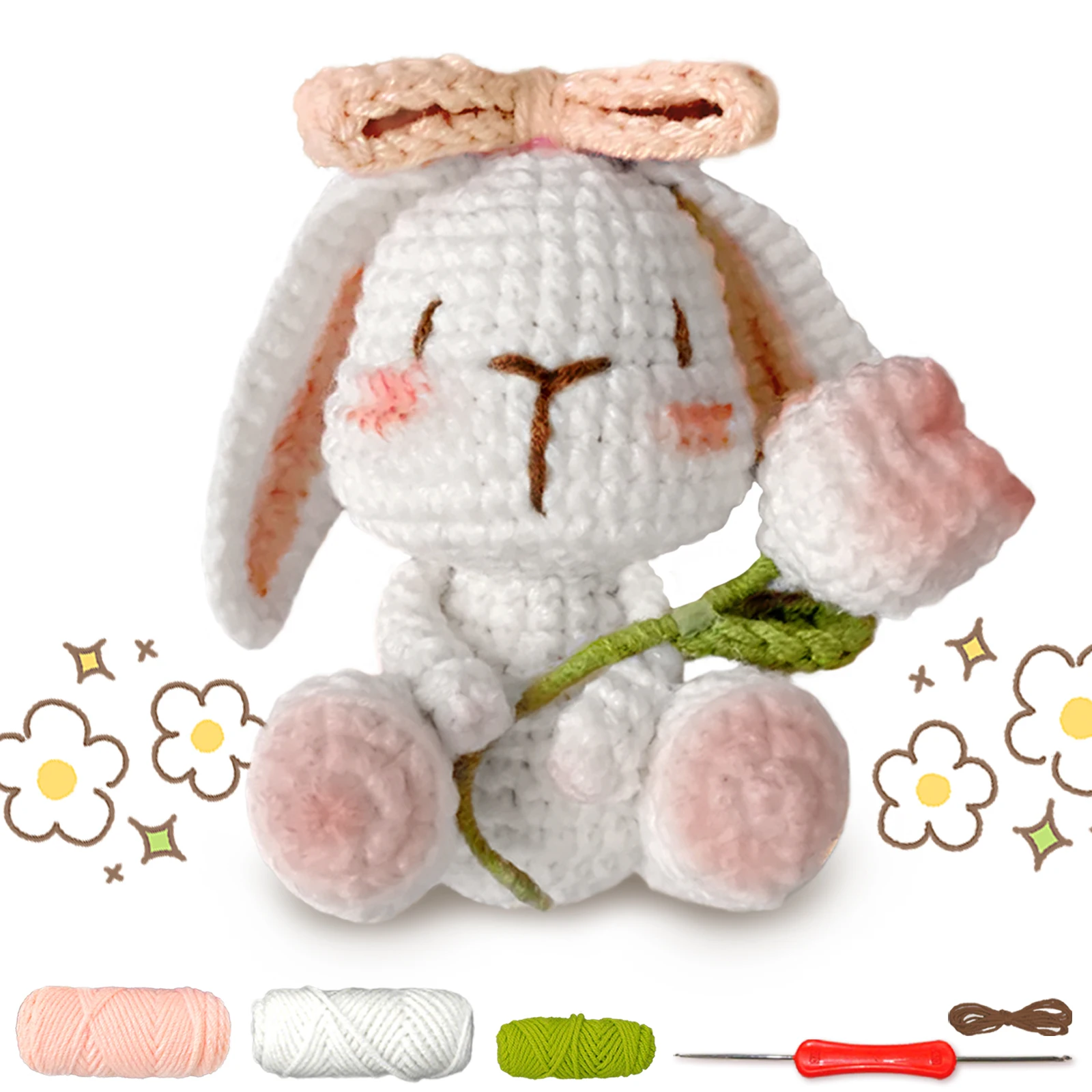 Tulip Rabbit Crochet Kit for Beginners