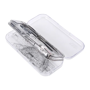 M&G 8 pz/set Bussole Strumenti di Disegno Set Geometria Matematica Goniometro Gomma Righello Scuola Acsesories Bussola Cancelleria 1